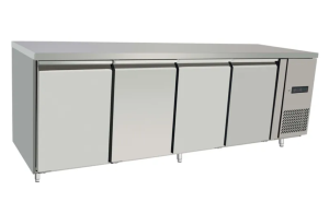 Холодильний стіл, 4-дверний, Arctic, Profi Line, GN 1/1, 450 л, 230 В/400 Вт, 2230 x 700 x (В) 850 мм 238158 Hendi