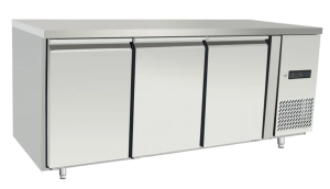 Морозильний стіл 3-дверний 420 л, Arktic, Profi Line, GN 1/1, 334 л, 1796х700х(В) 879 мм 238141 Hendi