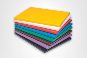 Дошка обробна HDPE-500  HACCP GN 1/2 Чорна 260*320*10 MM