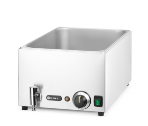 Марміт Kitchen Line зі зливним краном GN 1/1, 230V/1000W, 576x334x(H)241mm 238912 Hendi Stal nierdzewna