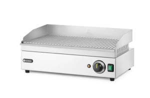 Поверхня для смаження-гриль - рифлена, Kitchen Line, 220-240В/2400Вт, 527x404x(H)233мм 154953 Hendi Stainless steel