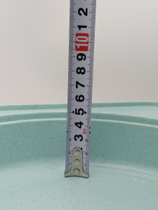 Термопіднос на 5 відділень з замком, 540 x 380 x 120 mm TT--005NL Gastro Plast PE Зелено-кремовий