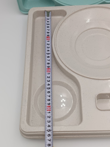 Термопіднос на 5 відділень з замком, 540 x 380 x 120 mm TT--005NL Gastro Plast PE Зелено-кремовий