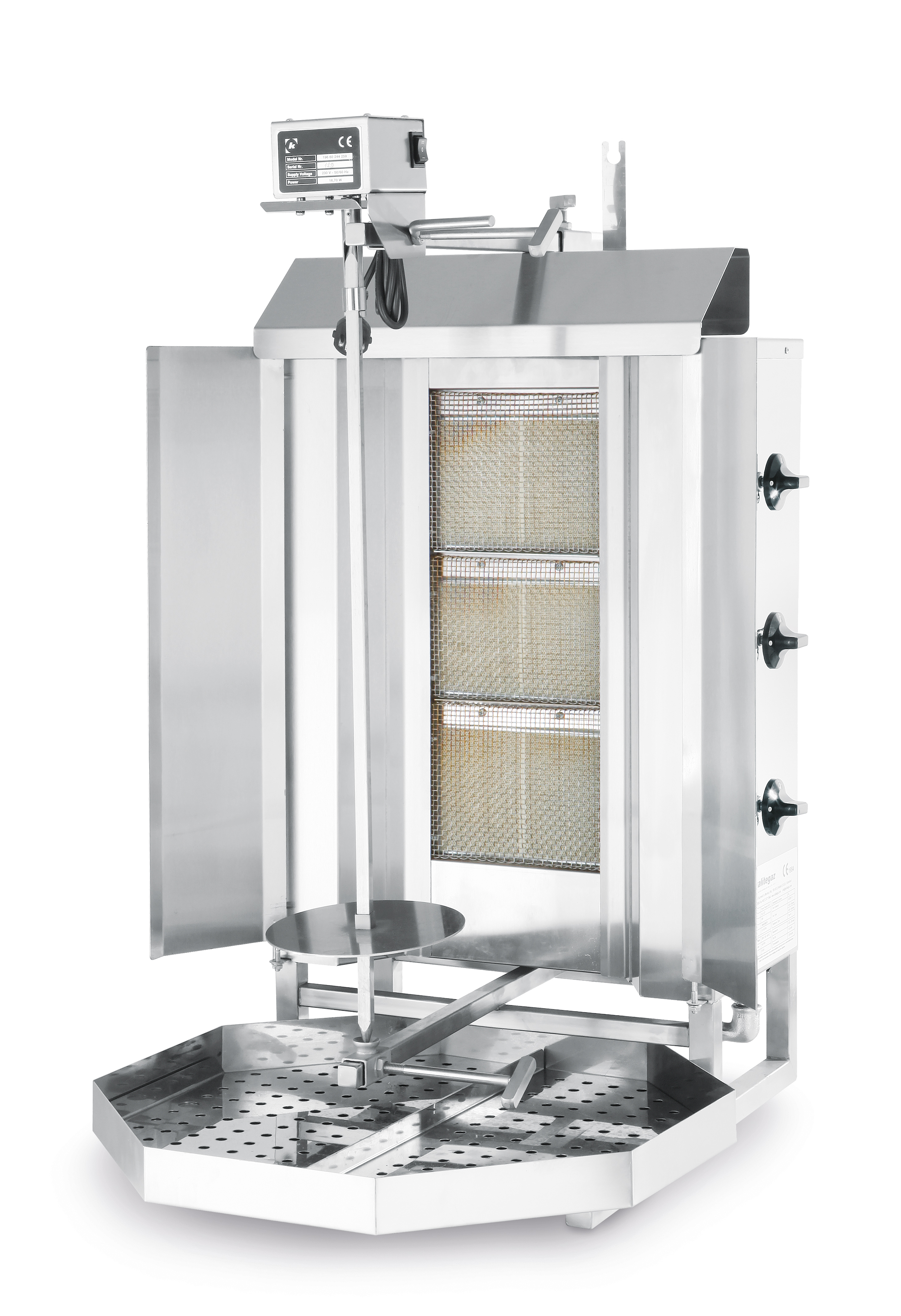 Гриль для шаурмы Profi Line, газовый - 3 горелки