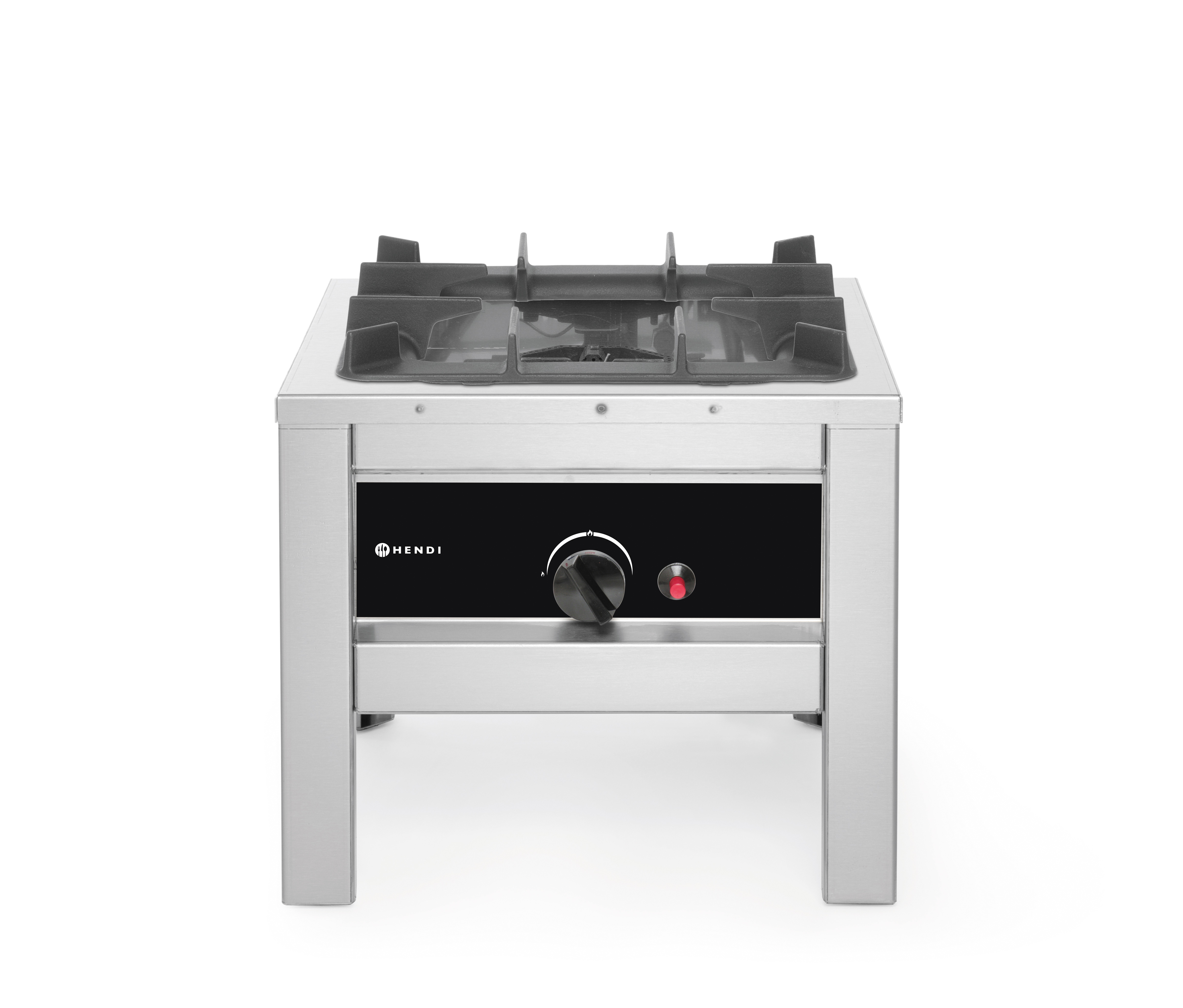 Плита-табурет газова Profi Line, 6,0 кВт, 425x425x400(H) мм 147108 Hendi 18/0 Stainless steel