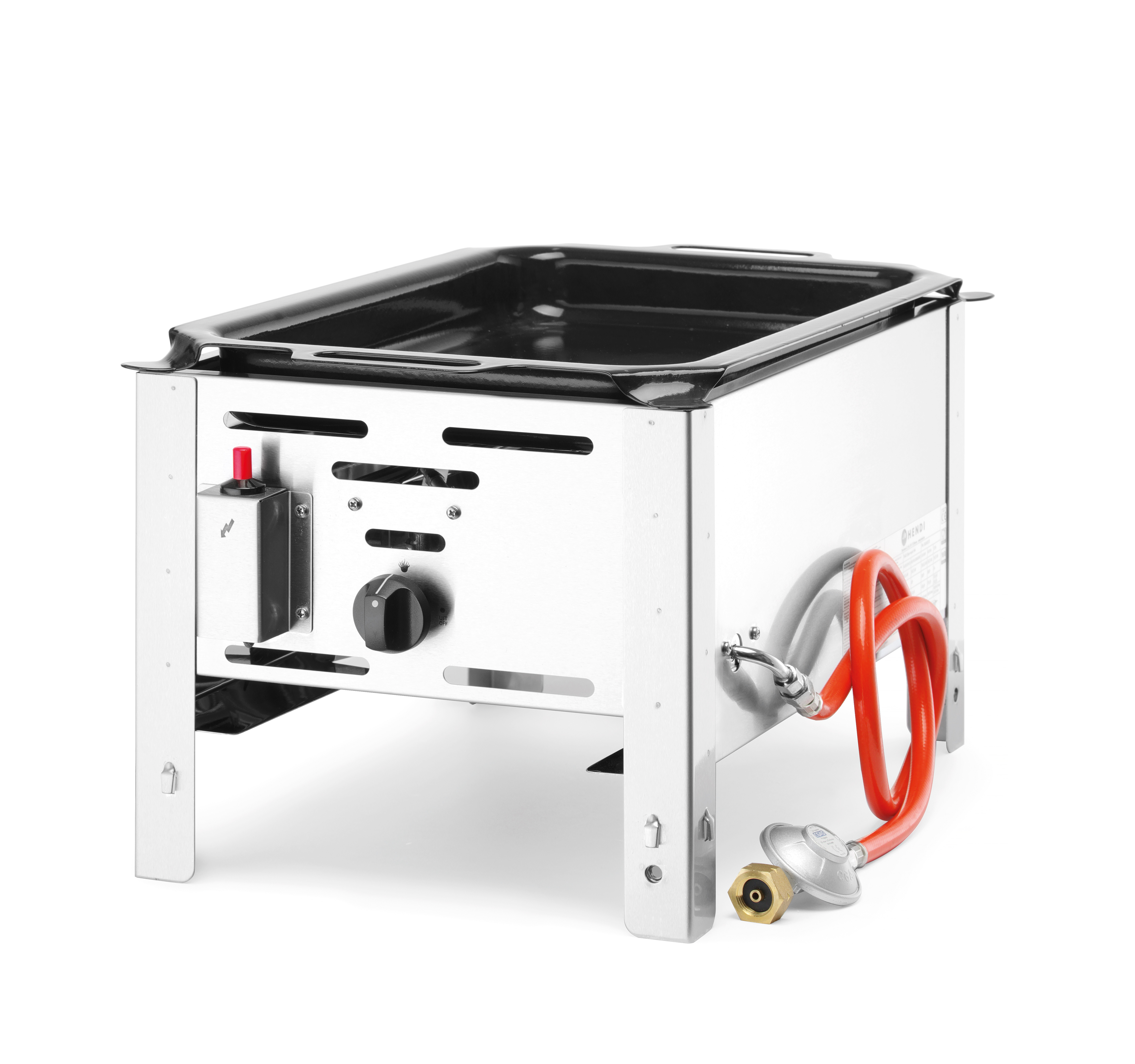 Сковорода газова Bake Master MINI GN1/1 - настільна, 5,8 кВт, 340x540x300(H) мм 154601 Hendi 18/0 Stainless steel