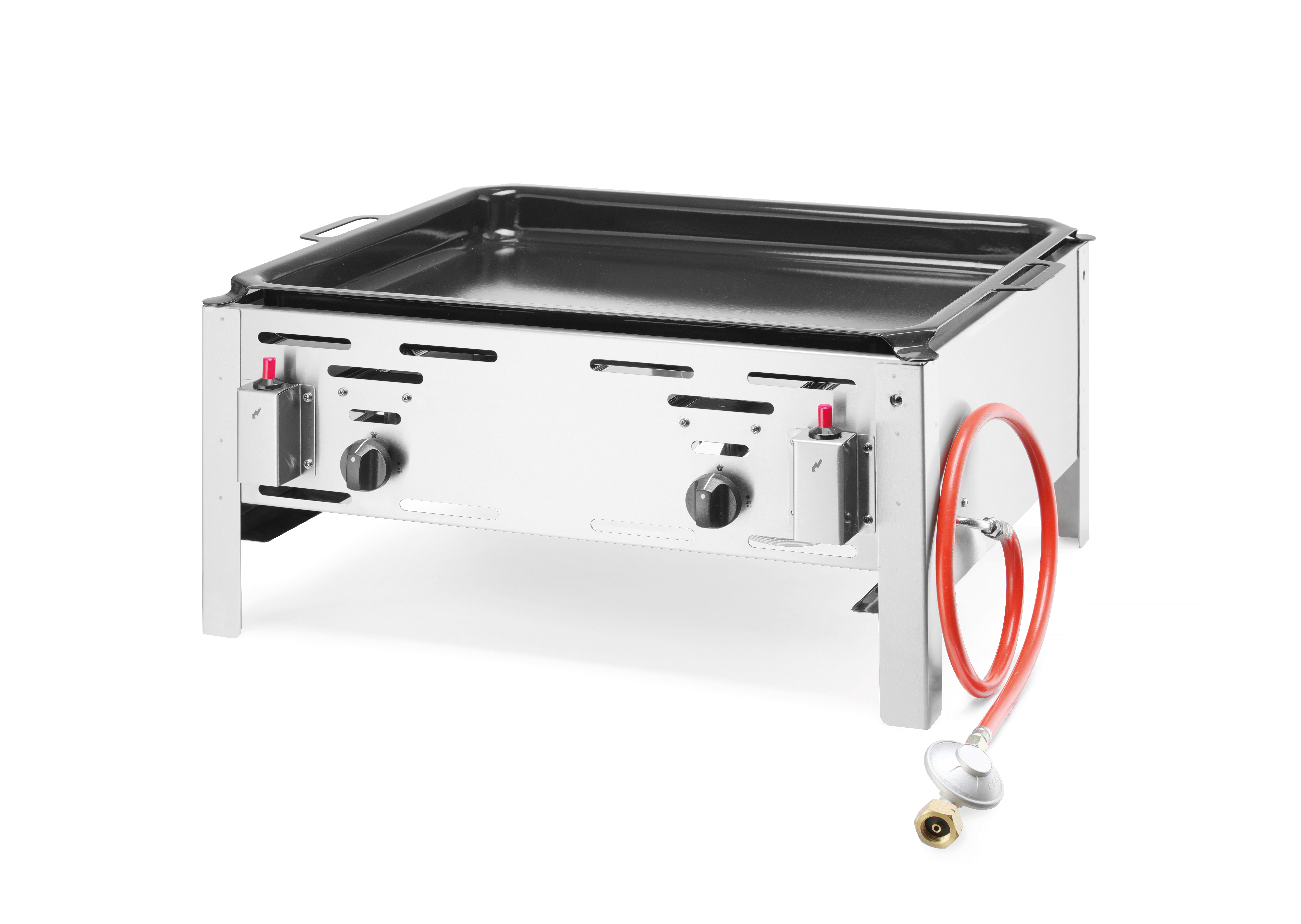 Сковорода газова Bake Master MAXI GN2/1 - настільна, 9.2кВт, 650x540x300(H) мм 154618 Hendi 18/0 Stainless steel
