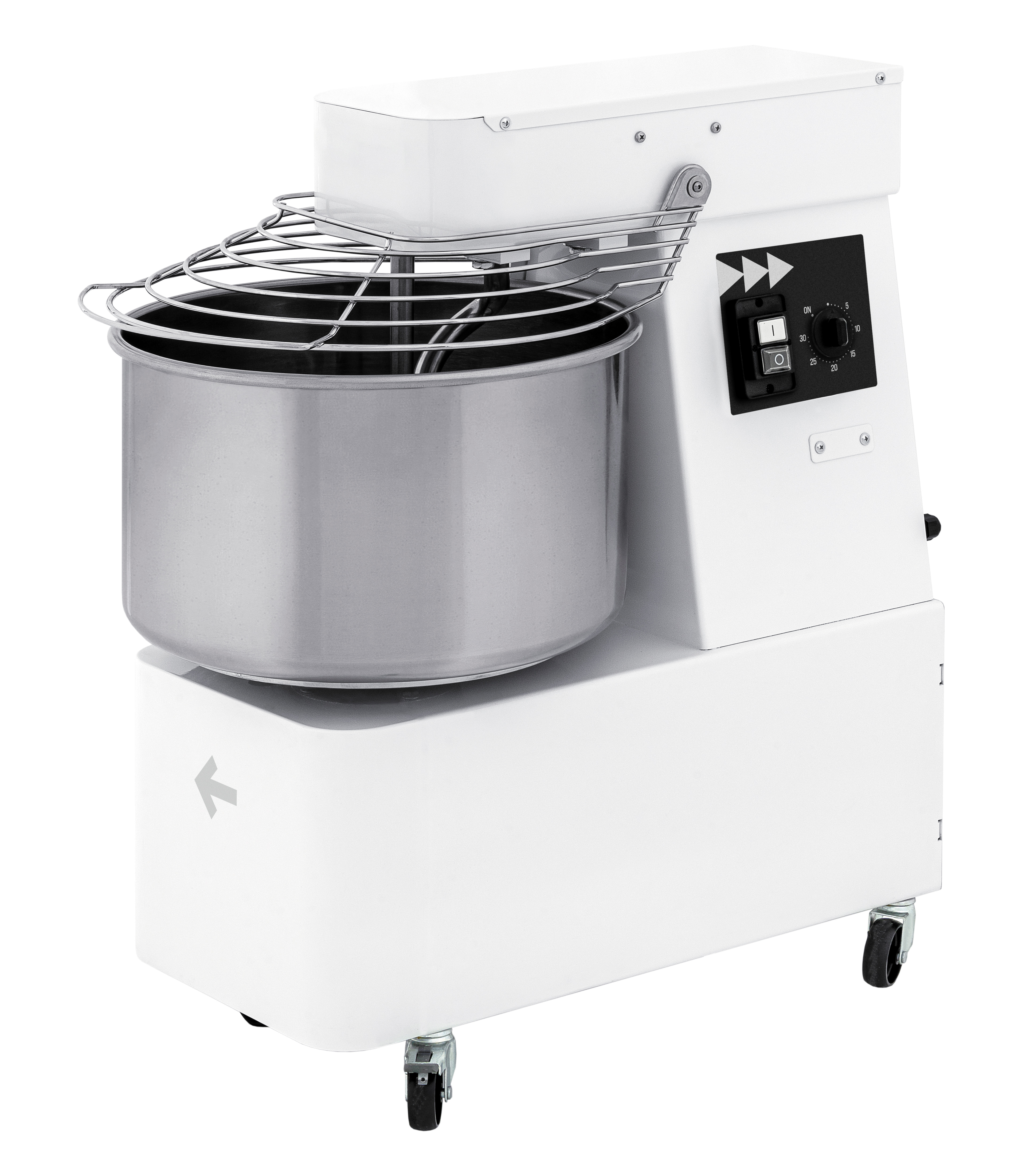 Тістоміс спіральний з фіксованою дежою - 10 л, Prismafood, 230V/370W, 290x590x(H)580mm 1I010003 Hendi Stainless steel;18/10 Stainless steel