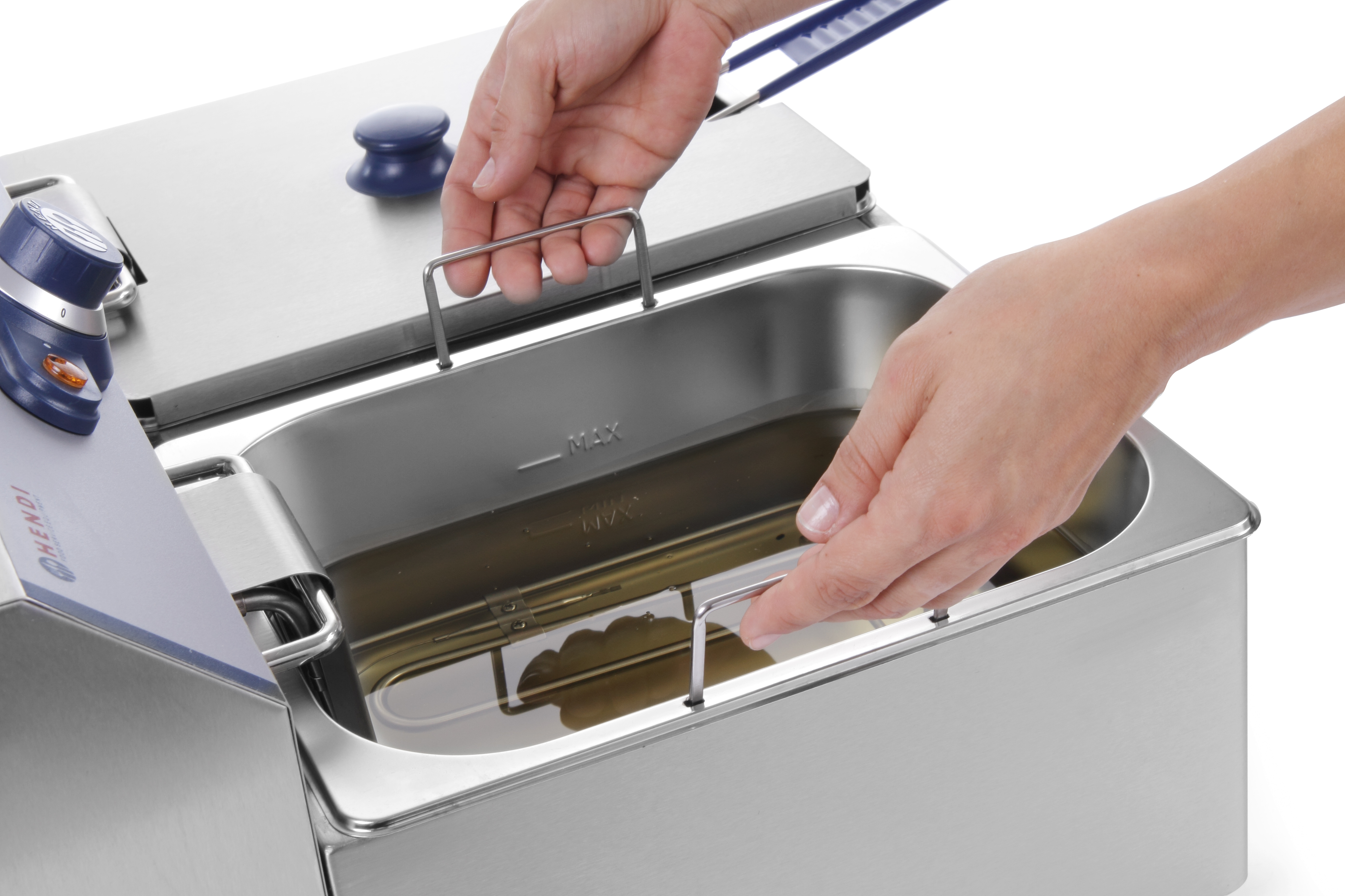 Фритюрниця Blue Line 2х6 л 205853 Hendi 18/0 Stainless steel
