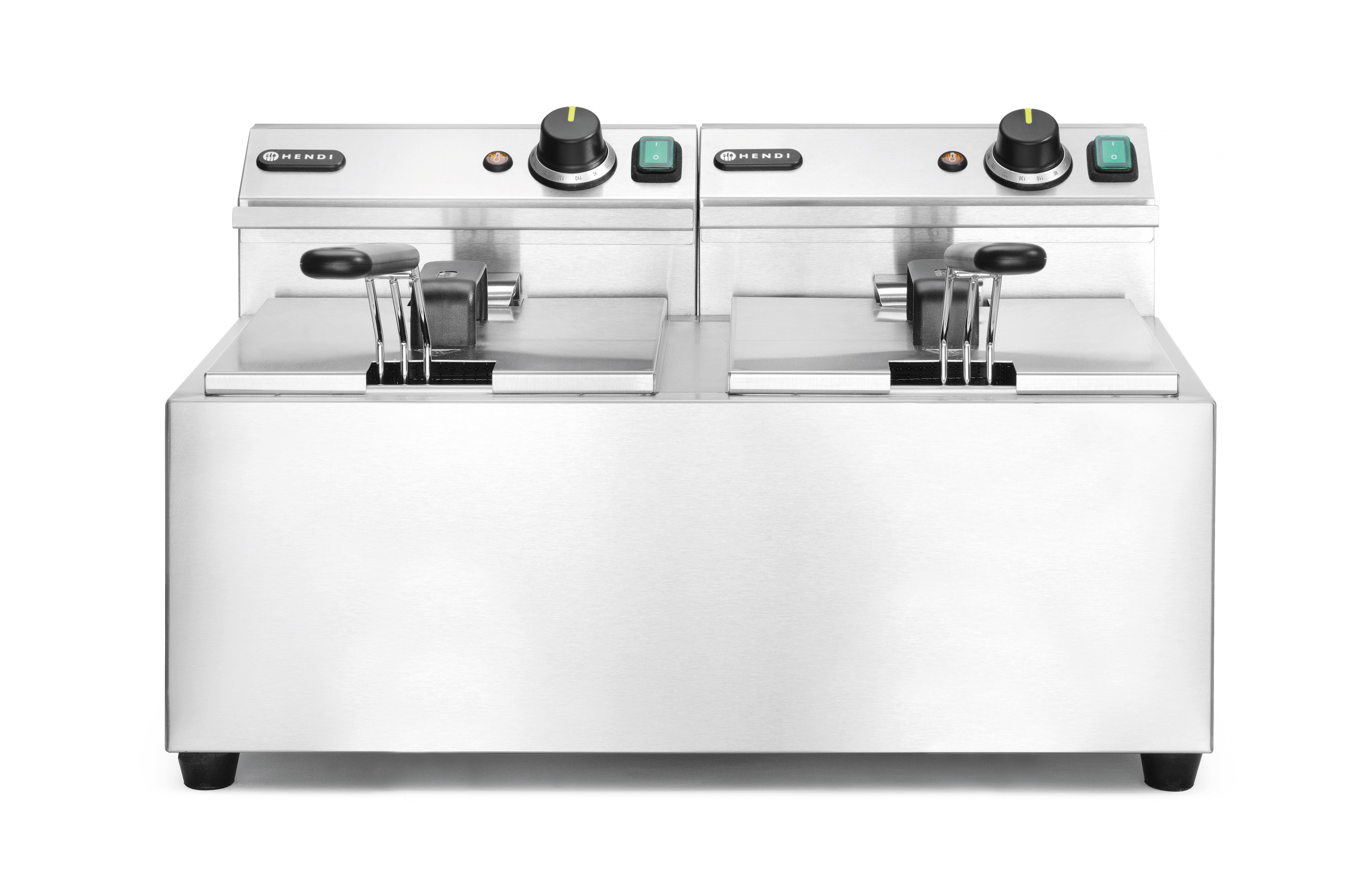 Фритюрниця MasterCook – 2 x 8 л 207307 Hendi 18/0 Stainless steel