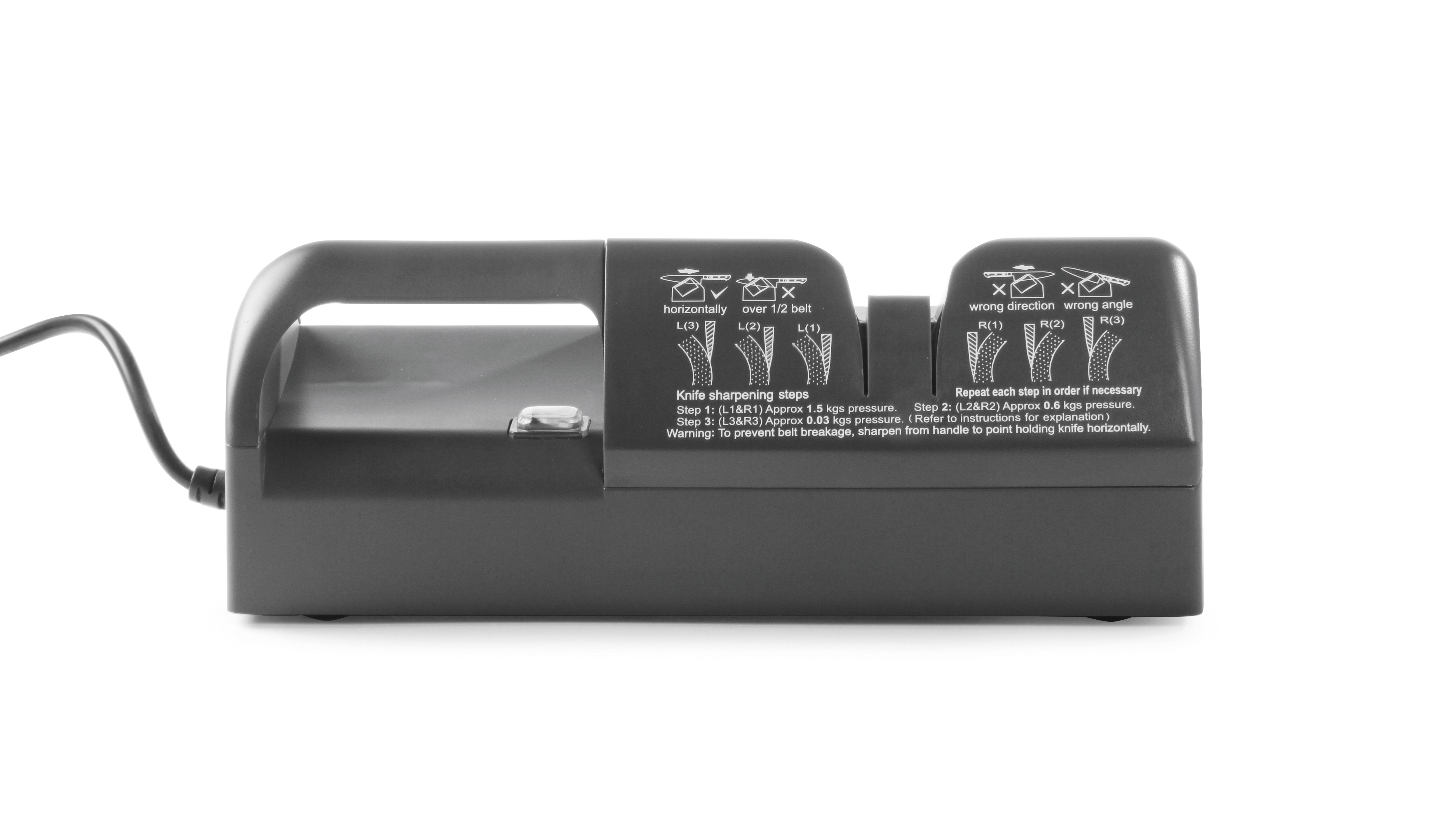 Точило електричне для ножів 224403 Hendi ABS (Acrylonitril-butadieen-styrene)