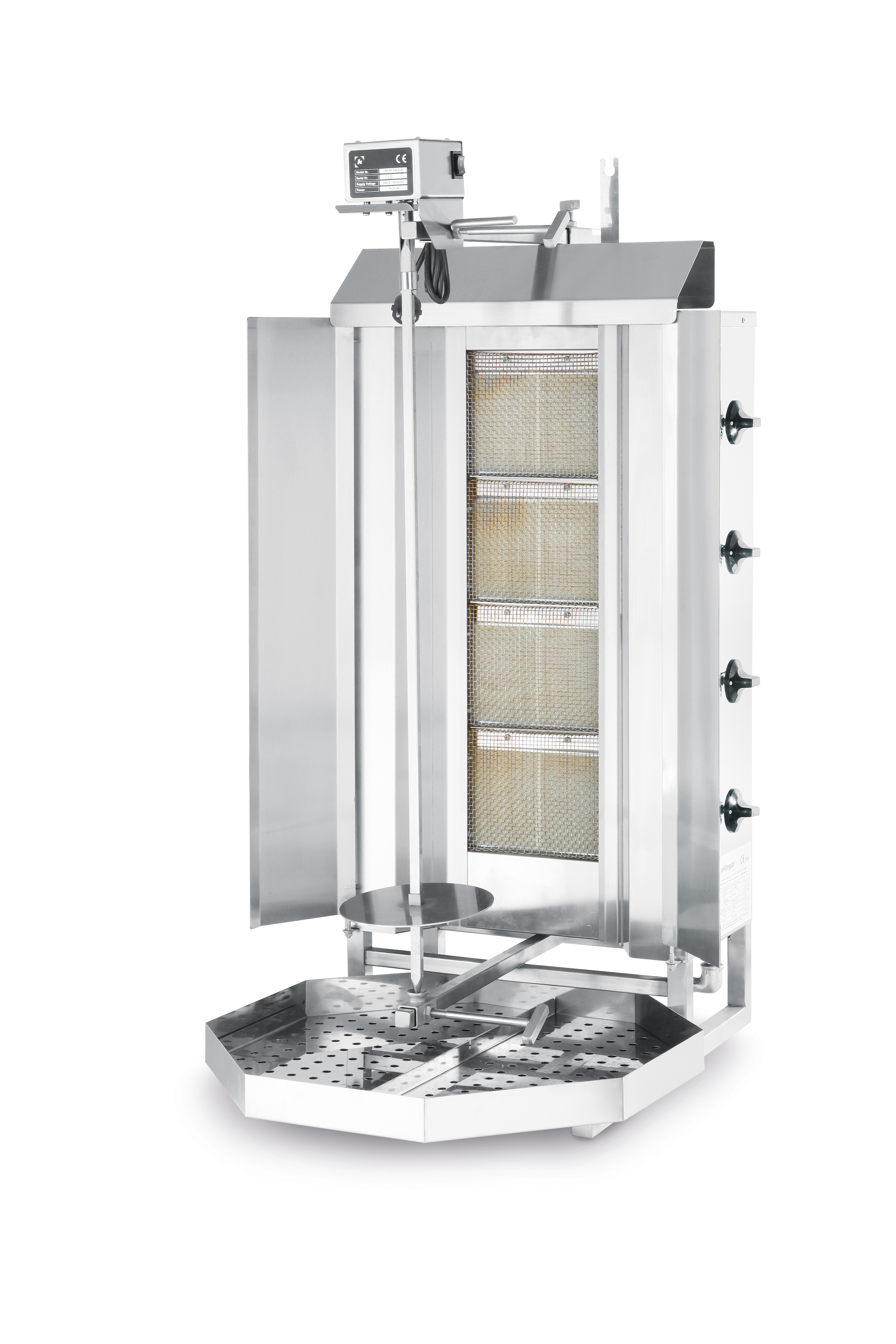 Гриль для шаурмы Profi Line, газовый - 4 горелки