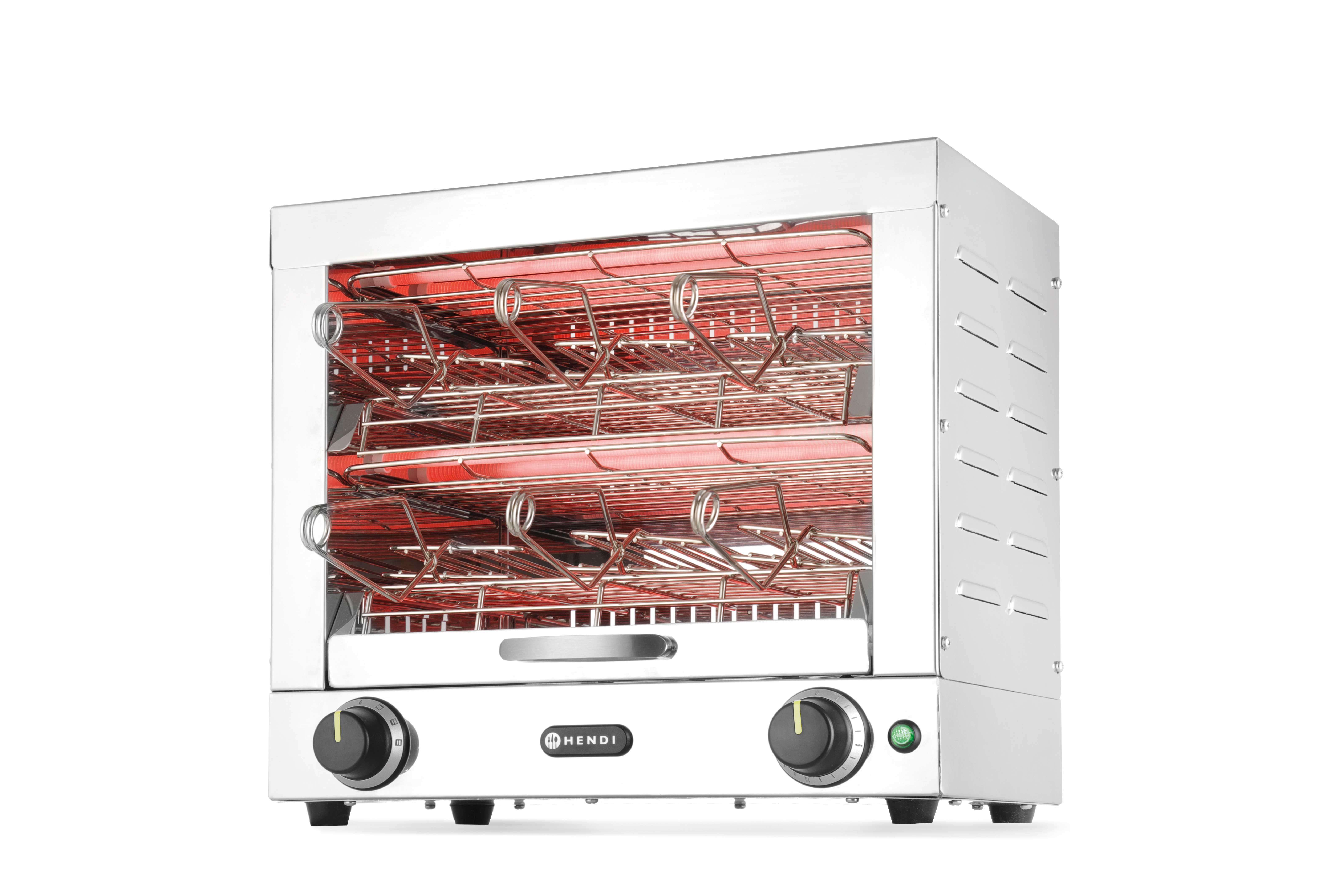 Тостер Milan-Toast + 6 затискачів для тостів, 3000 Вт 262214 Hendi Stainless steel