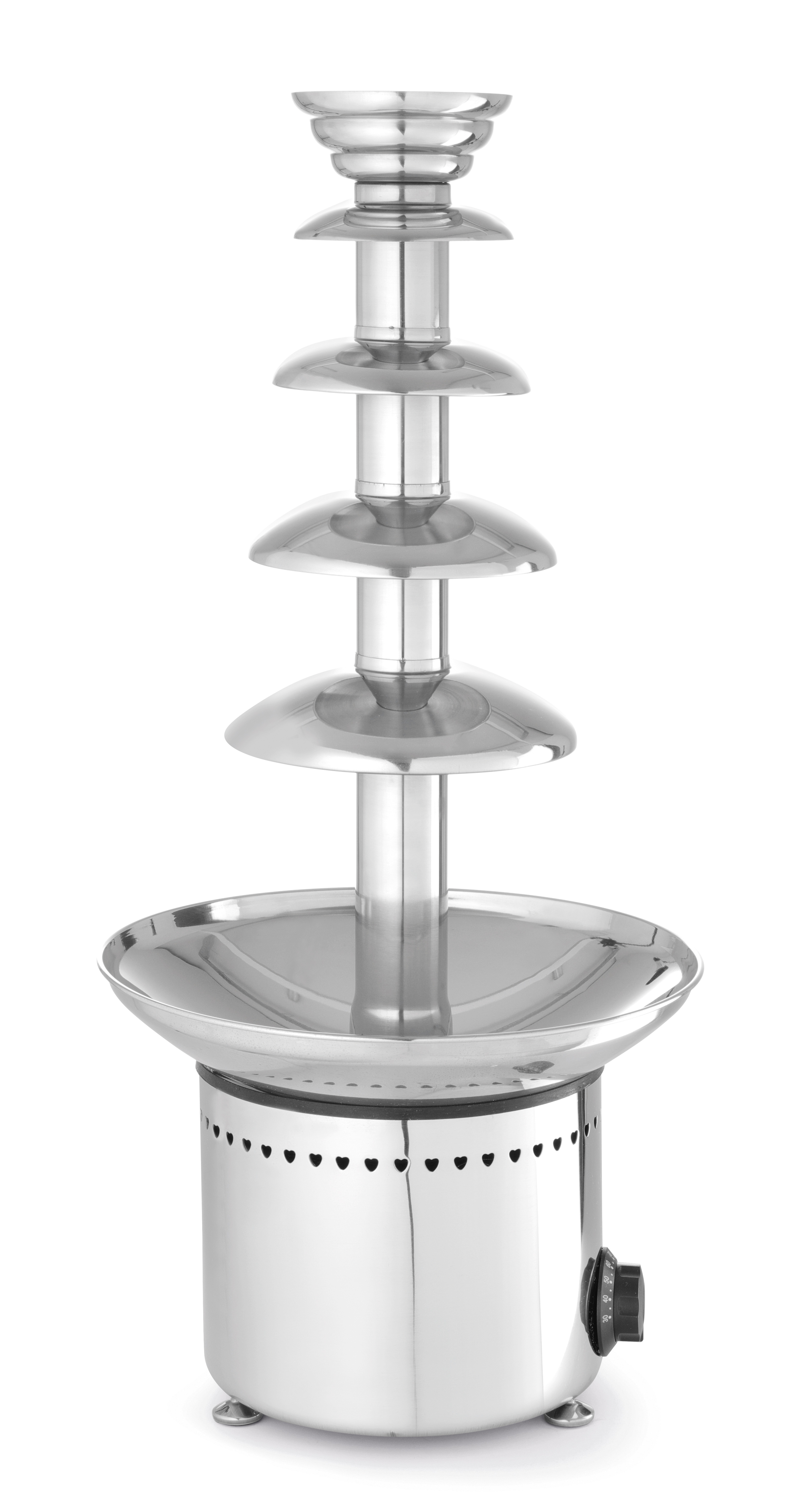 Шоколадний фонтан 5-ярусний - 230V / 265W - ø330x(H)700 mm 274156 Hendi Stainless steel