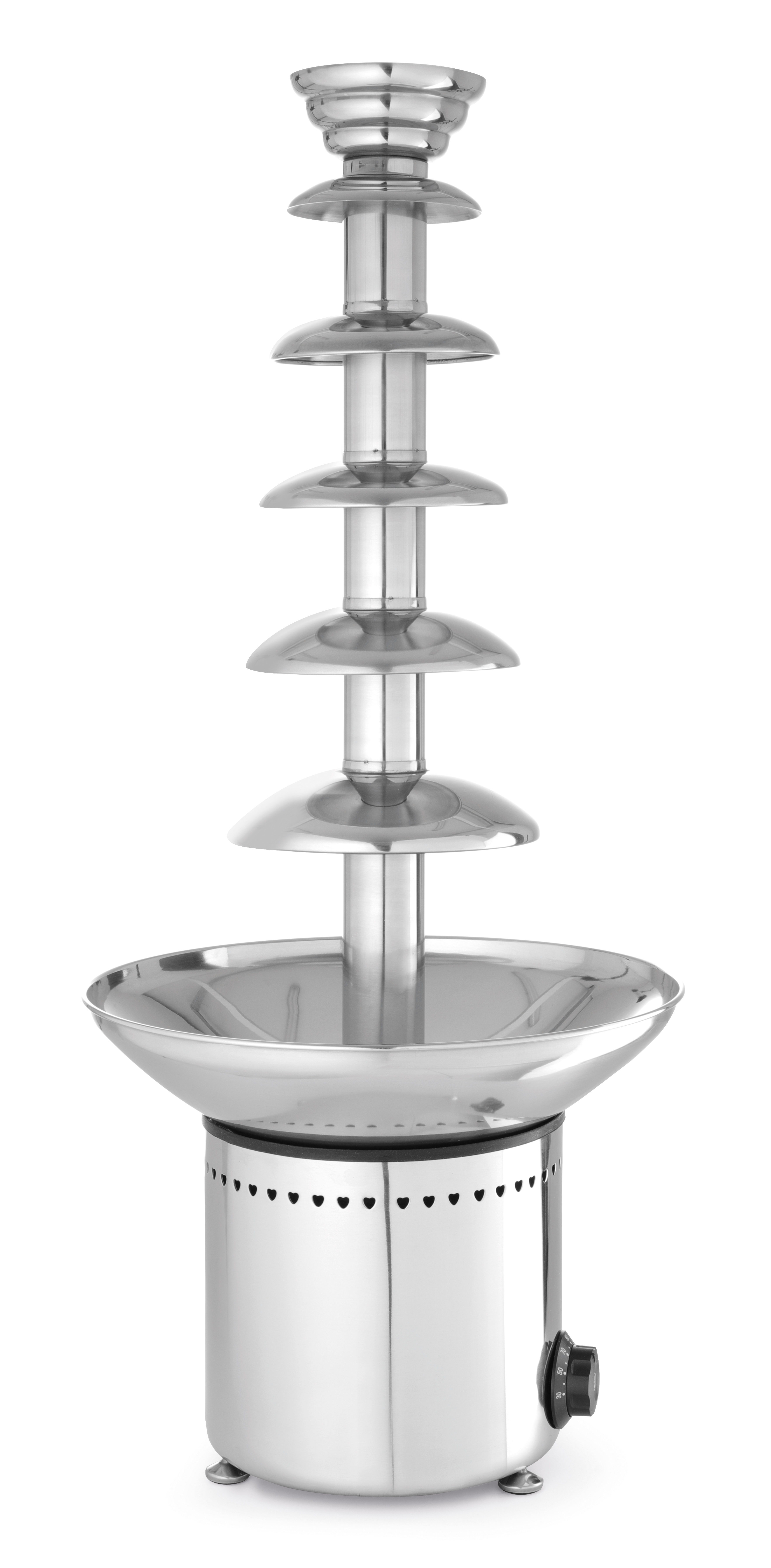 Шоколадний фонтан 6-ярусний - 230V / 300W - ø370x(H)840 mm 274163 Hendi Stainless steel