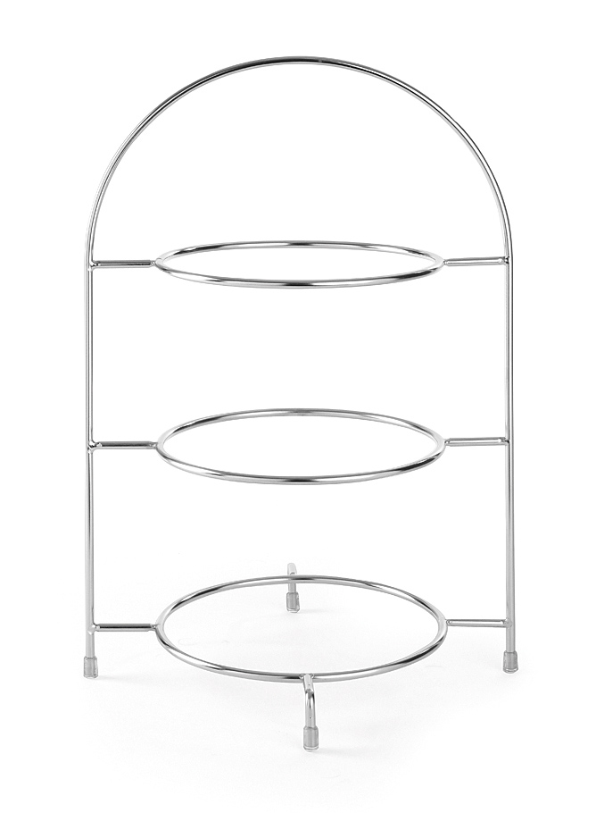 Етажерка для 3 тарілок x Ø275 мм, 290x200x440 мм 425473 Hendi Chrome-plated