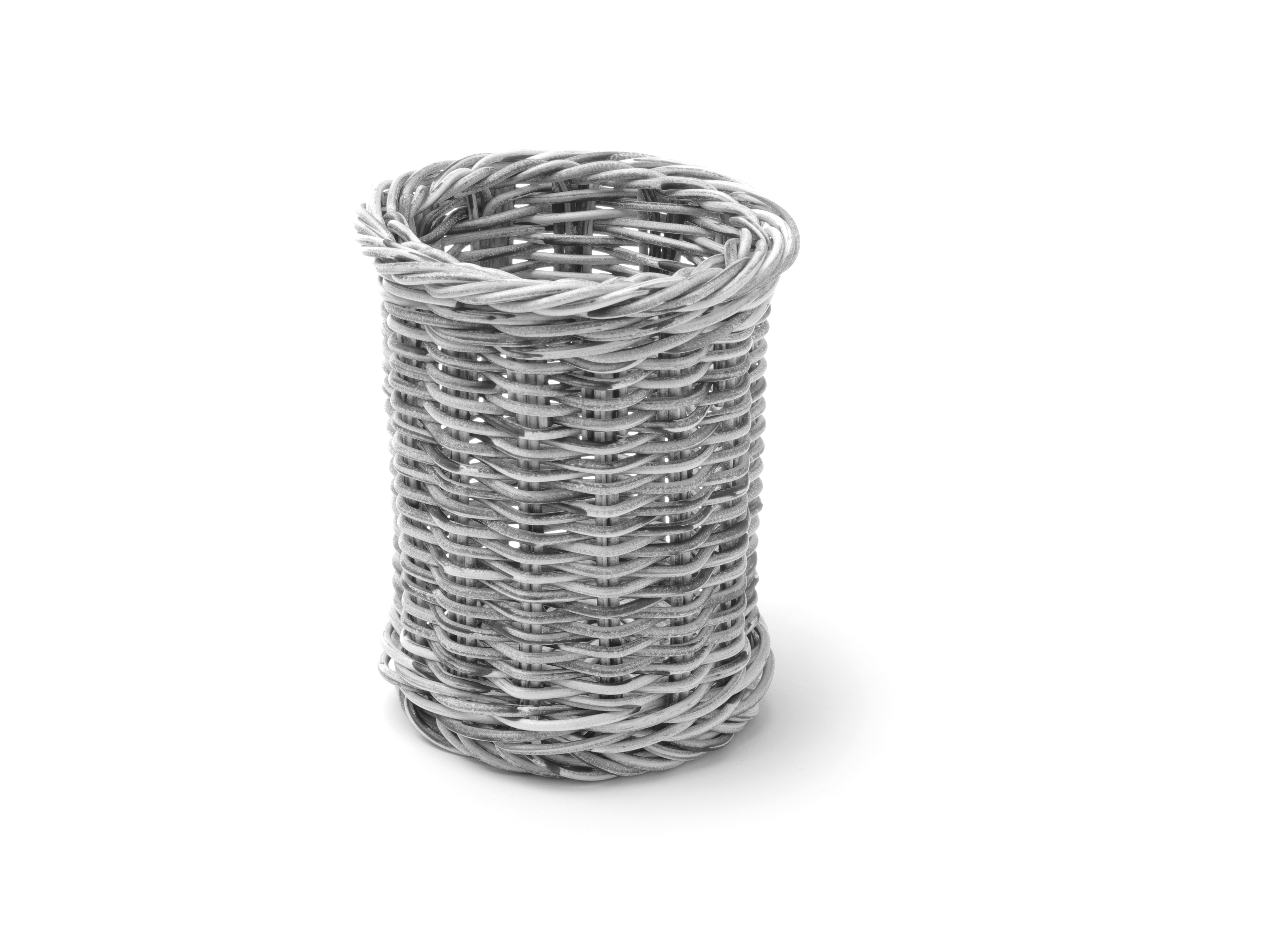 Корзина для столовых приборов -  серый - ø100x(H)120 mm