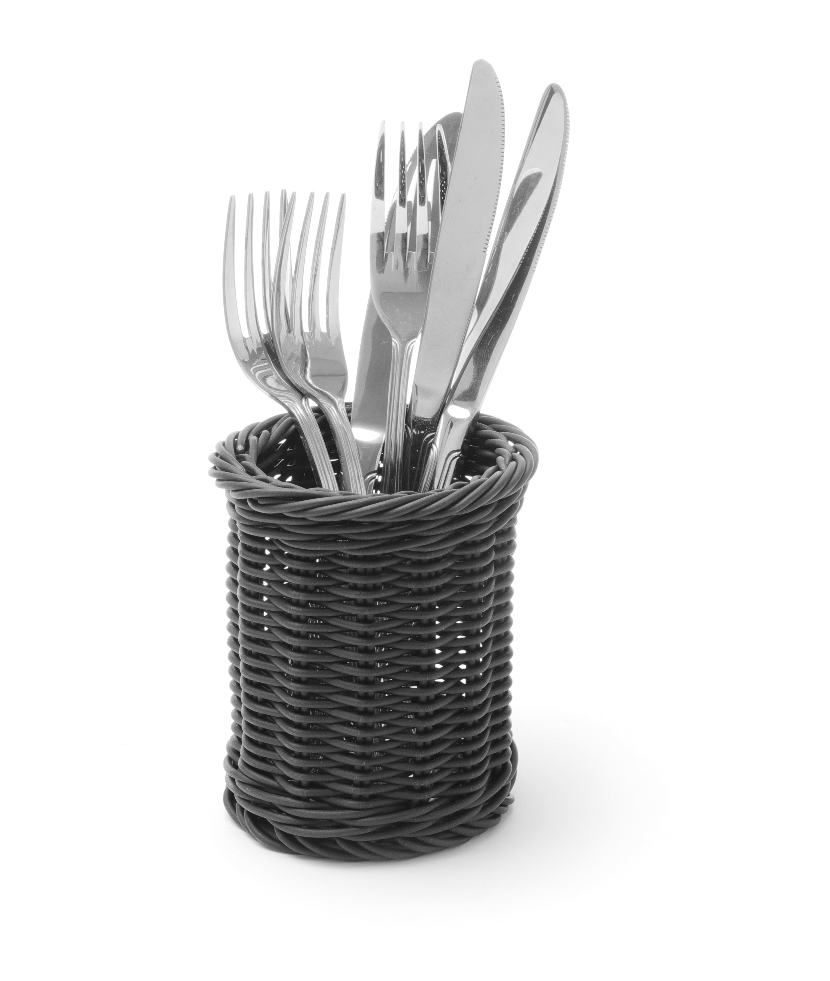 Кошик для столових приладів - чорний - ø100x(H)120 mm 426210 Hendi PP (Polypropylene)