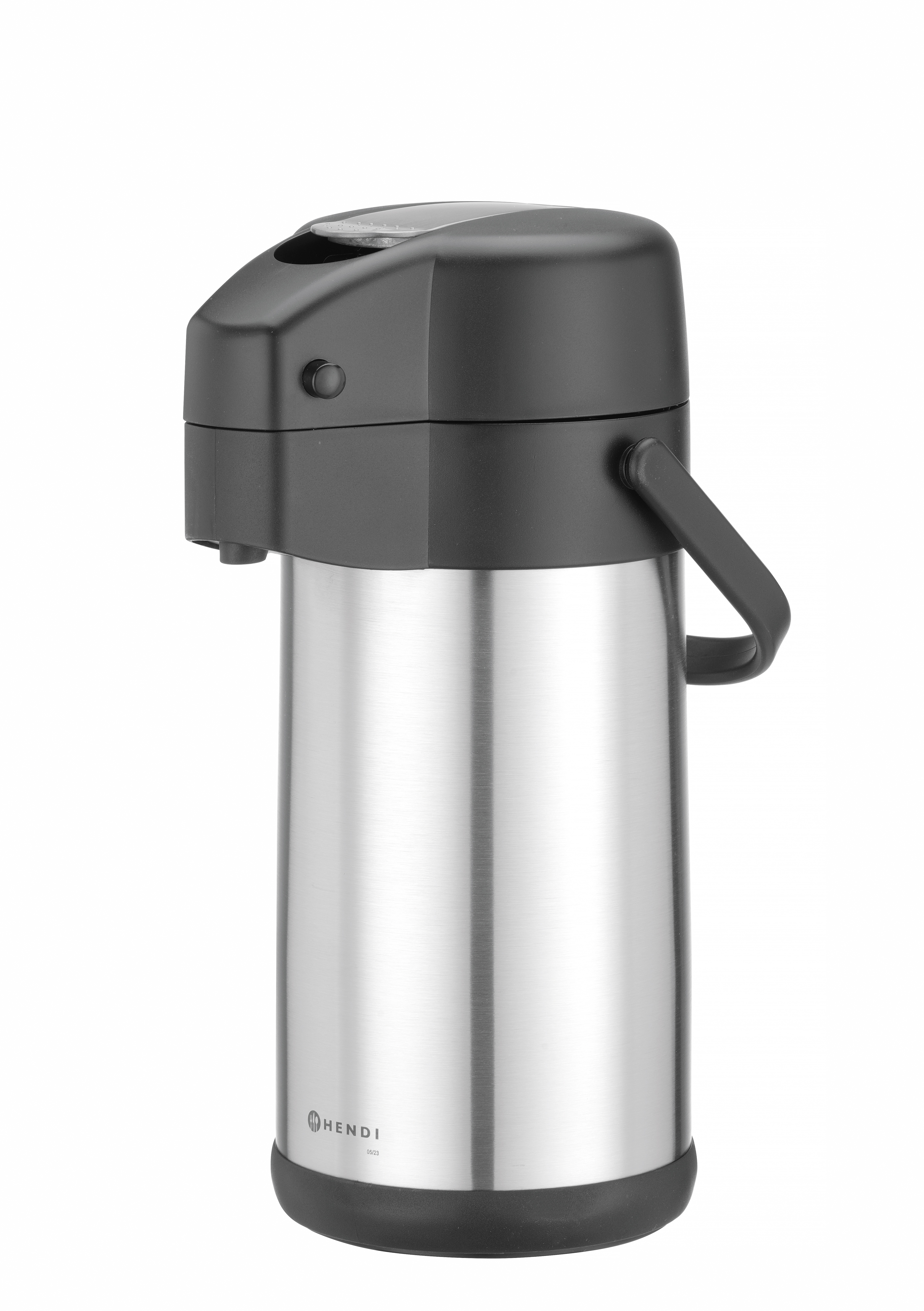 Термос із насосом 171x373, 3 л 445877 Hendi PP (Polypropylene);18/10 Stainless steel