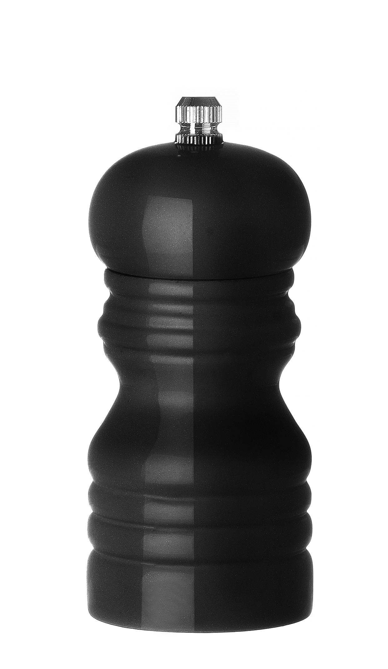Млин для перцю дерев'яний, HENDI, чорний, ø50x(H)113 мм 469576 Hendi Rubberwood;18/10 Stainless steel