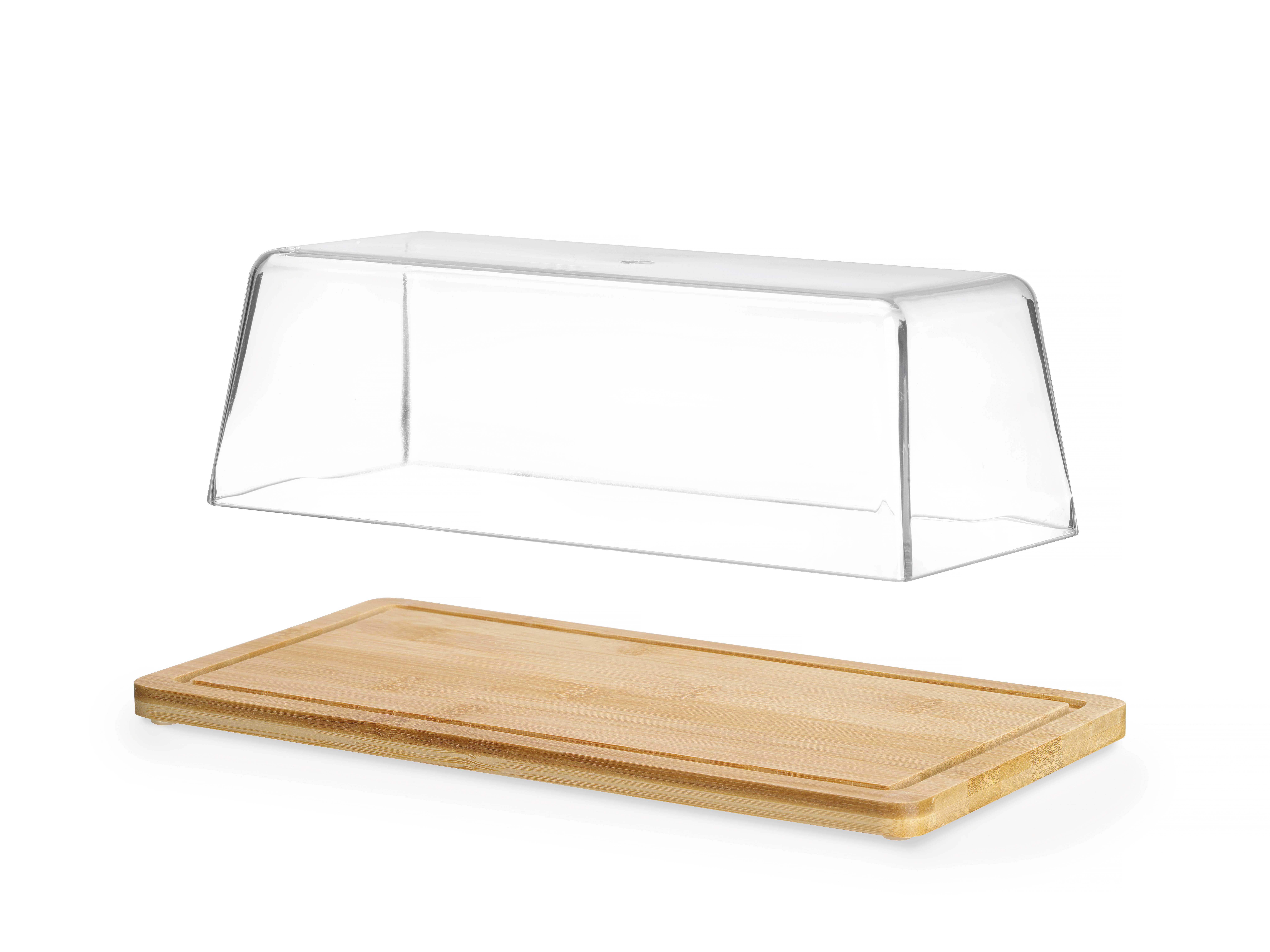 Піднос бамбуковий з кришкою, 320x160x(H)110мм 523841 Hendi Bamboo;PS (Polystyrene)