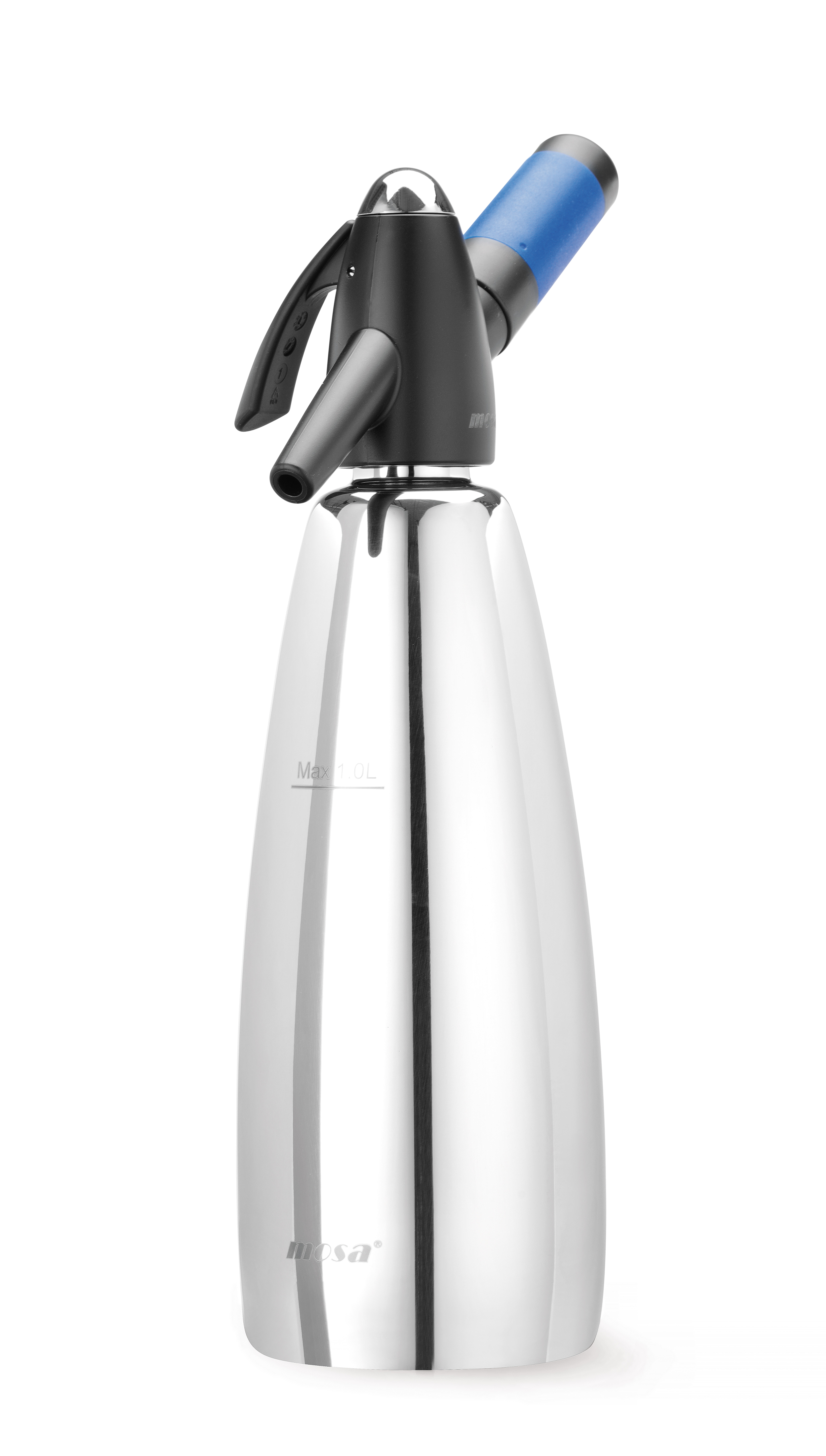 Сифон для газування води, 1 л 588574 Hendi Stainless steel