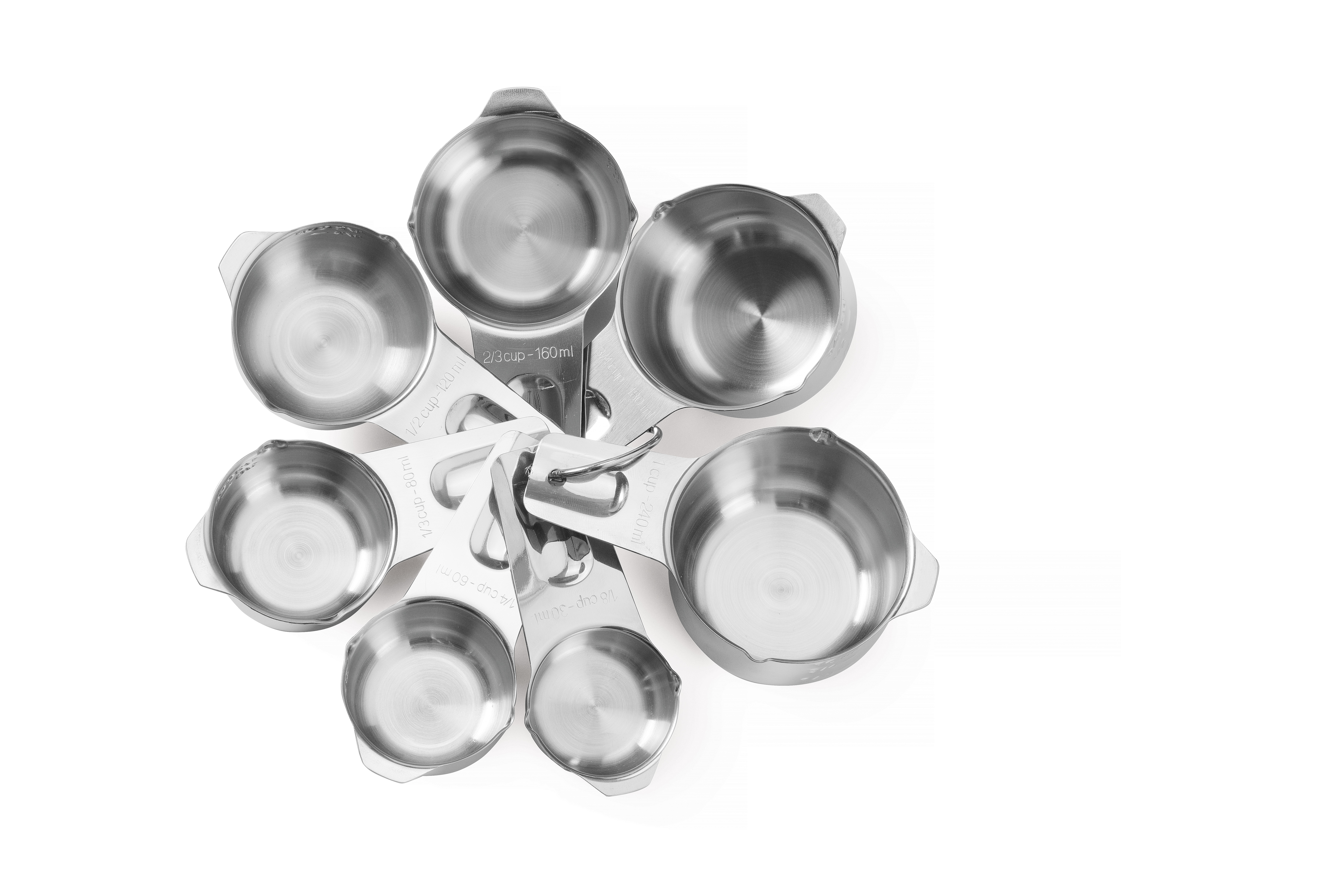 Мірна чаша - набір 7шт, 140x85x(H)52мм 596487 Hendi Stainless steel
