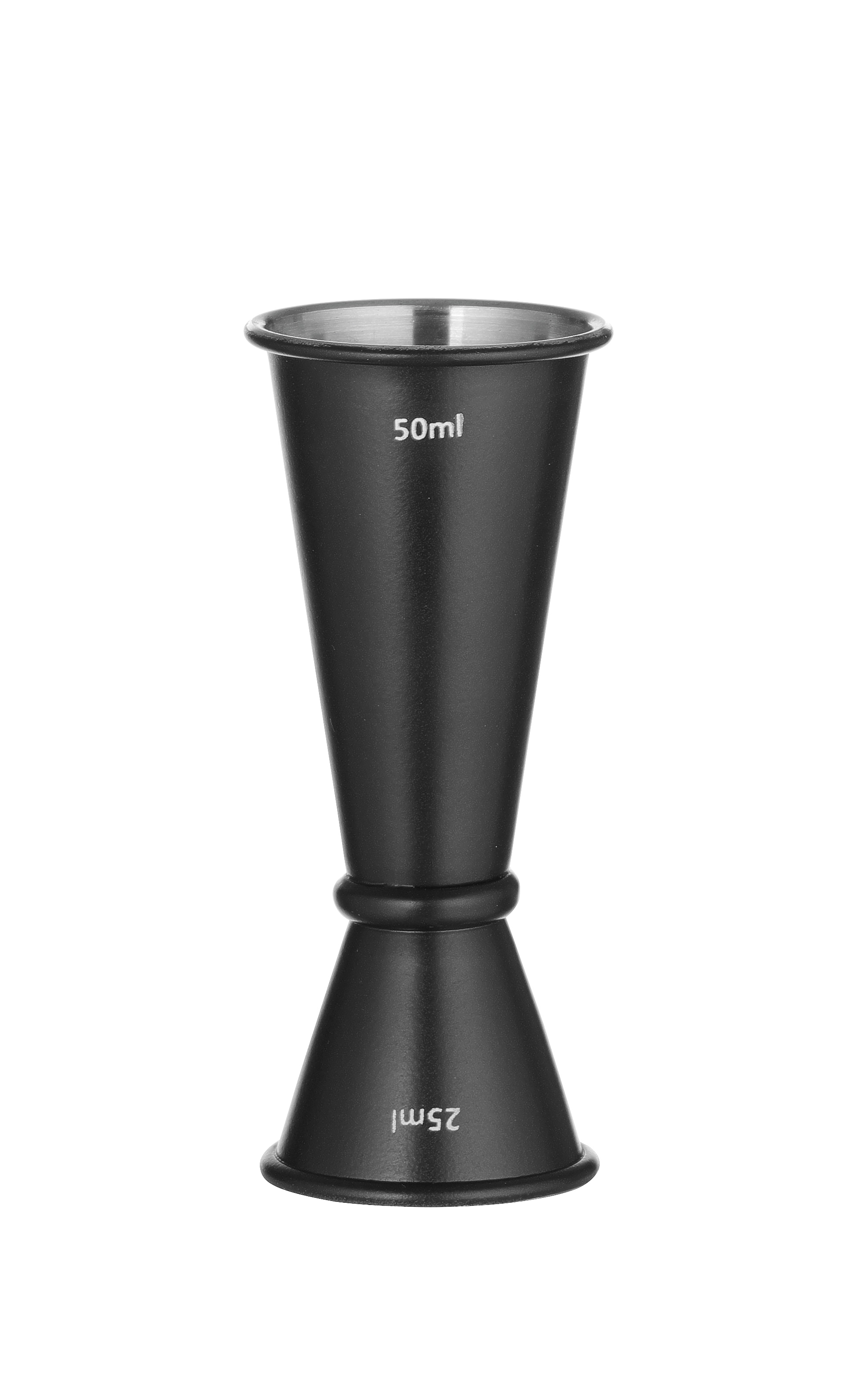 Джигер з кільцем, Bar up, Чорний, ø45x(H)110mm 596654 Hendi Stainless steel