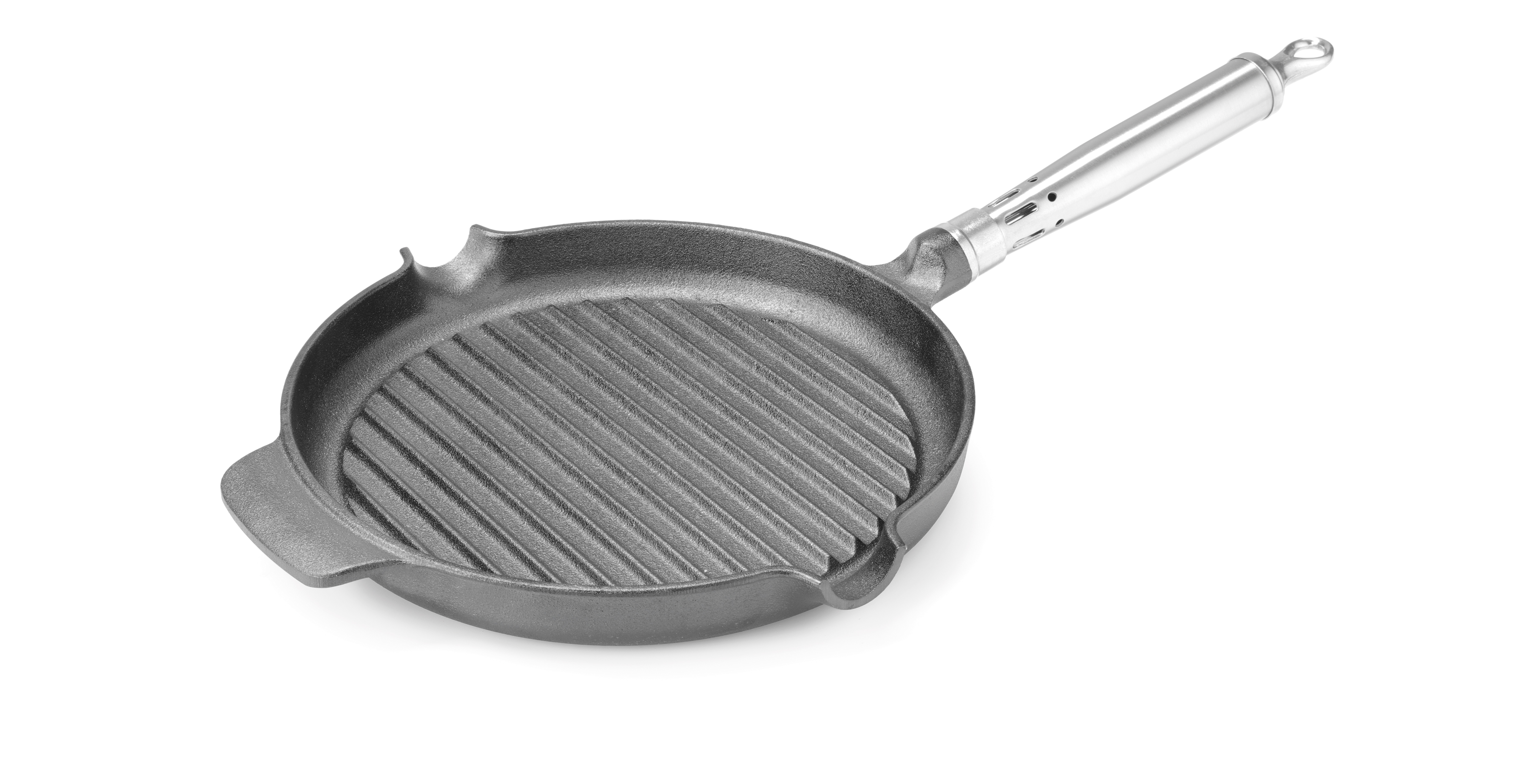 Чавунна сковорода - гриль 25 cm 629925 Hendi Stainless steel;Cast Iron