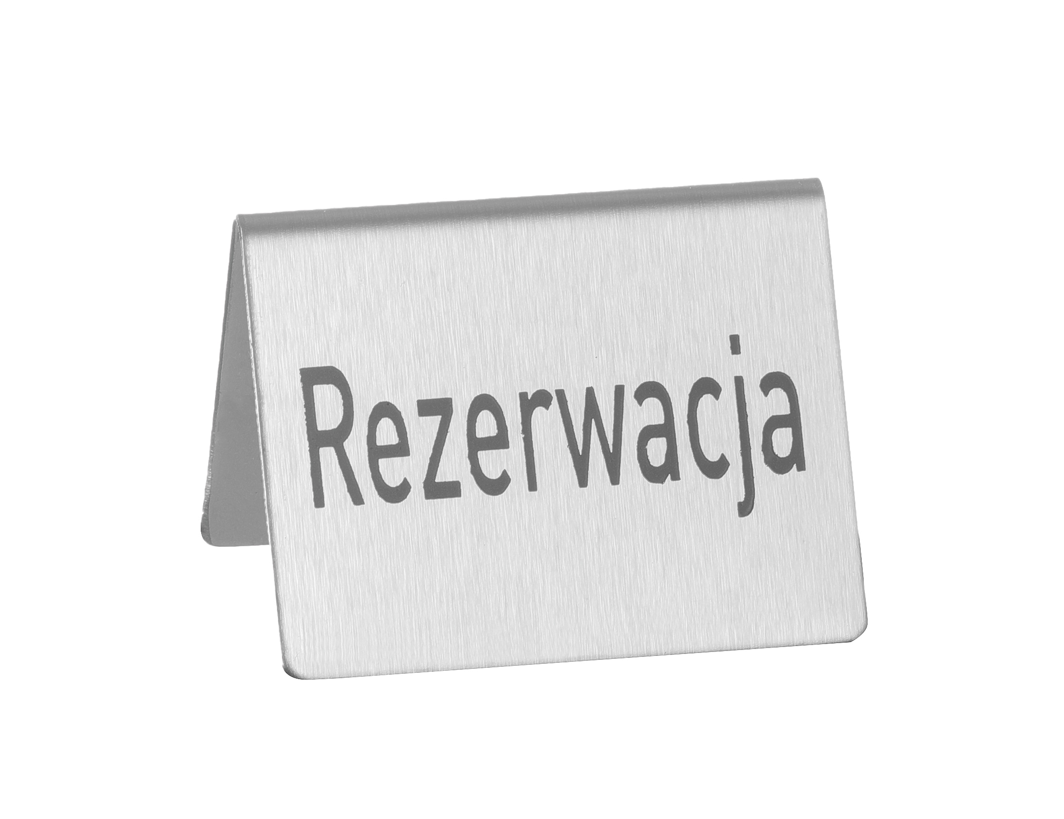 Табличка інформаційна – настільна «Rezerwacja» 663714 Hendi