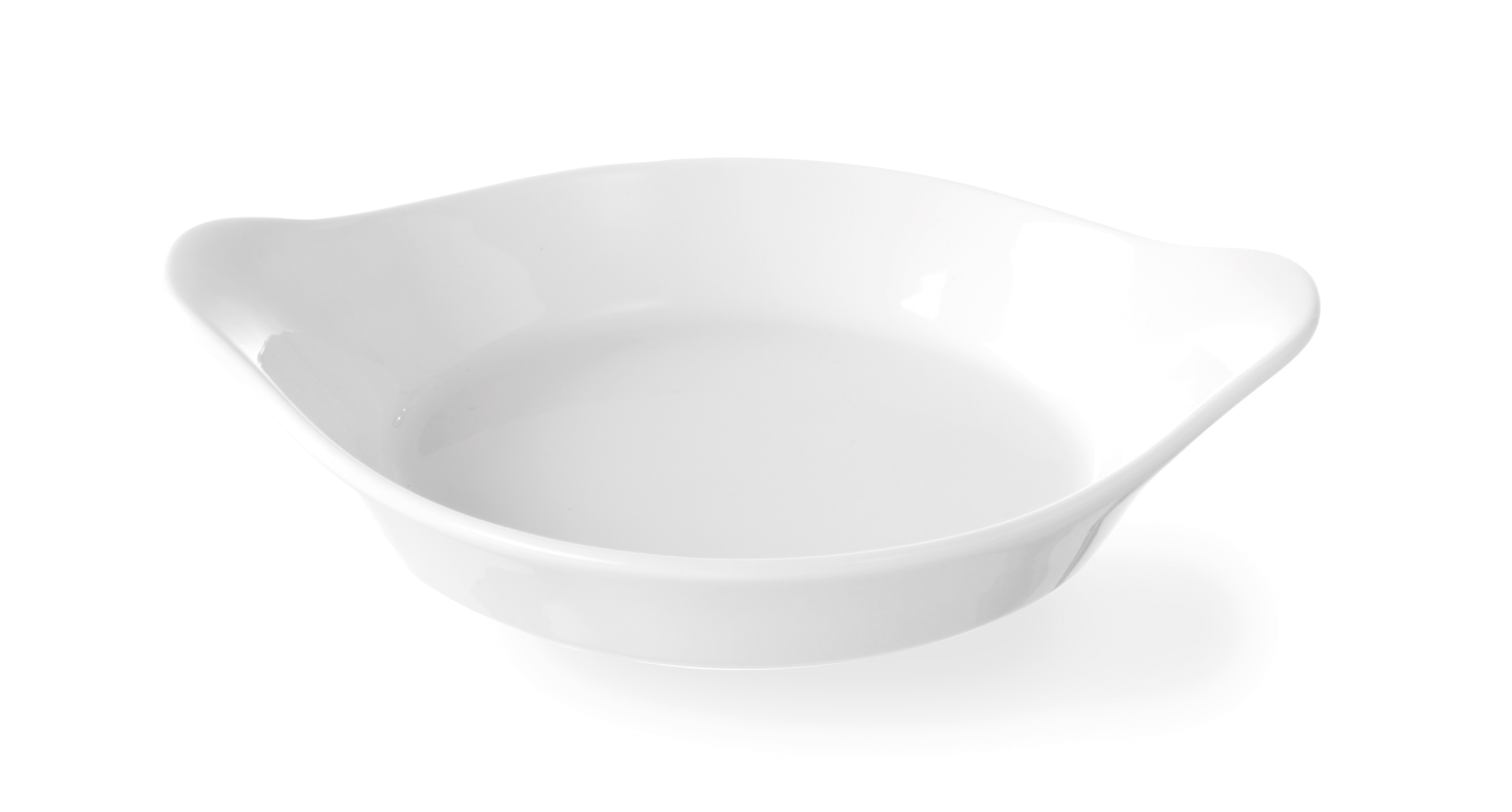 Блюдо для запекания круглое с ручками, 185x152x(H)40 мм