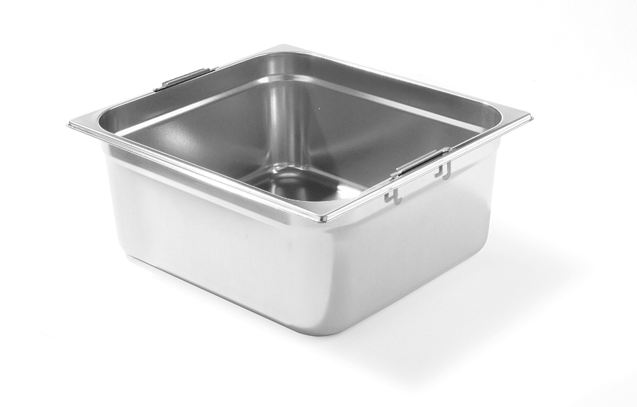 Гастроємність Profi Line GN 2/3(H)200 мм - зі складними ручками 803301 Hendi 18/10 Stainless steel