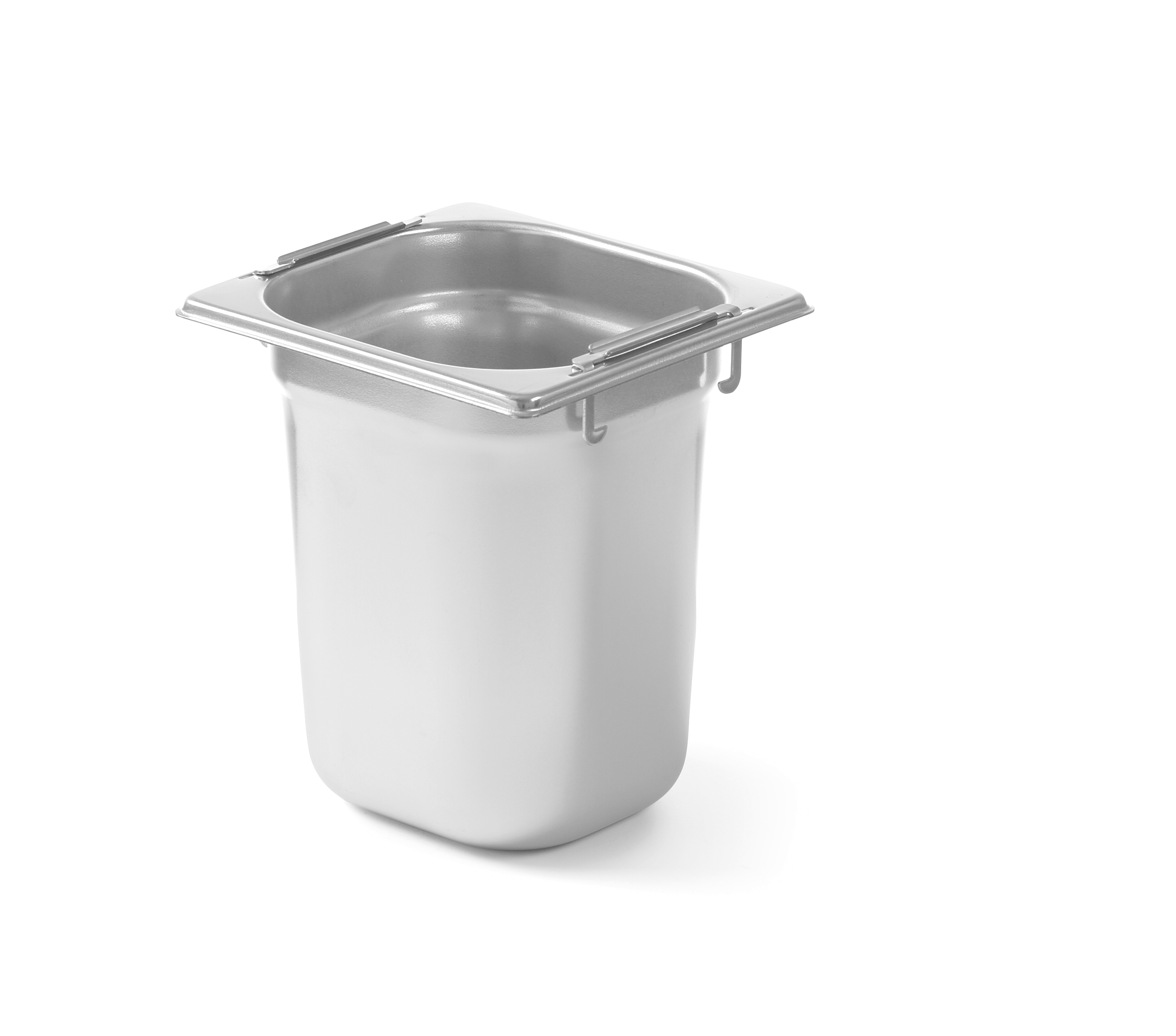 Гастроємність Profi Line GN 1/6(H)200 мм - зі складними ручками 803707 Hendi 18/10 Stainless steel