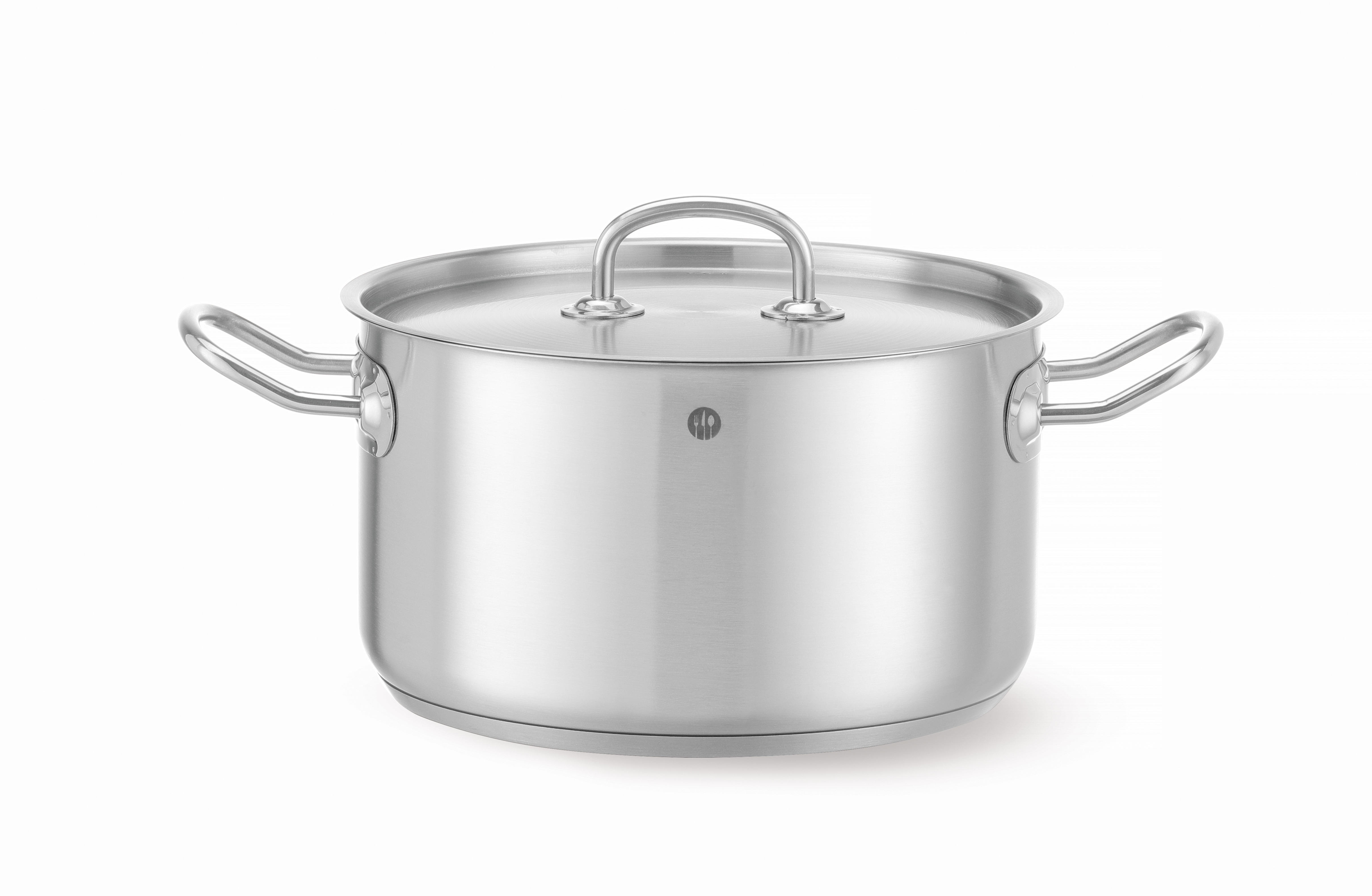 Каструля середня з кришкою Kitchen Line, 6 л, Ø240x(H)135 мм 836309 Hendi
