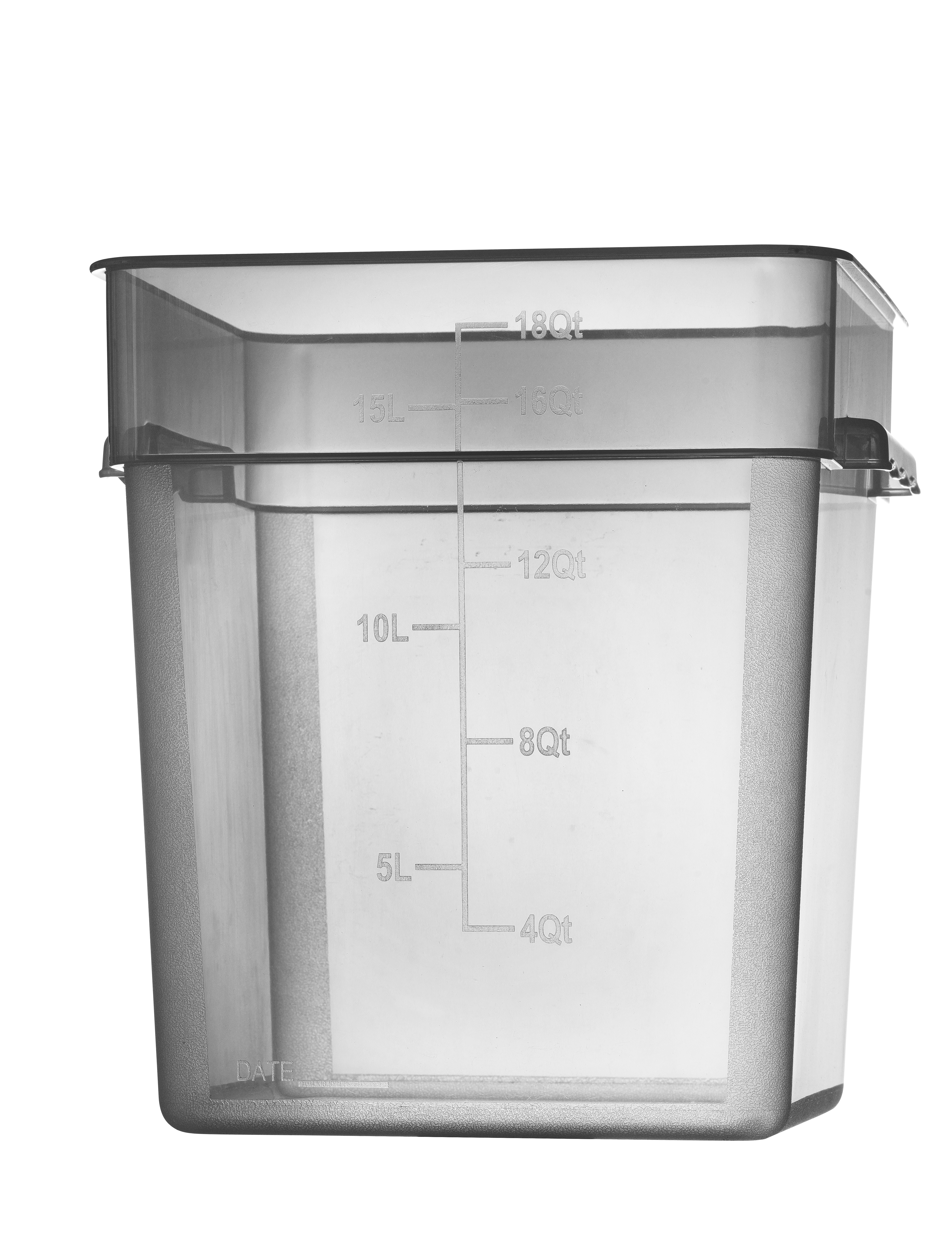 Харчовий контейнер з роздільником, HENDI, 17,2L, 290x290x(H)320mm 870952 Hendi