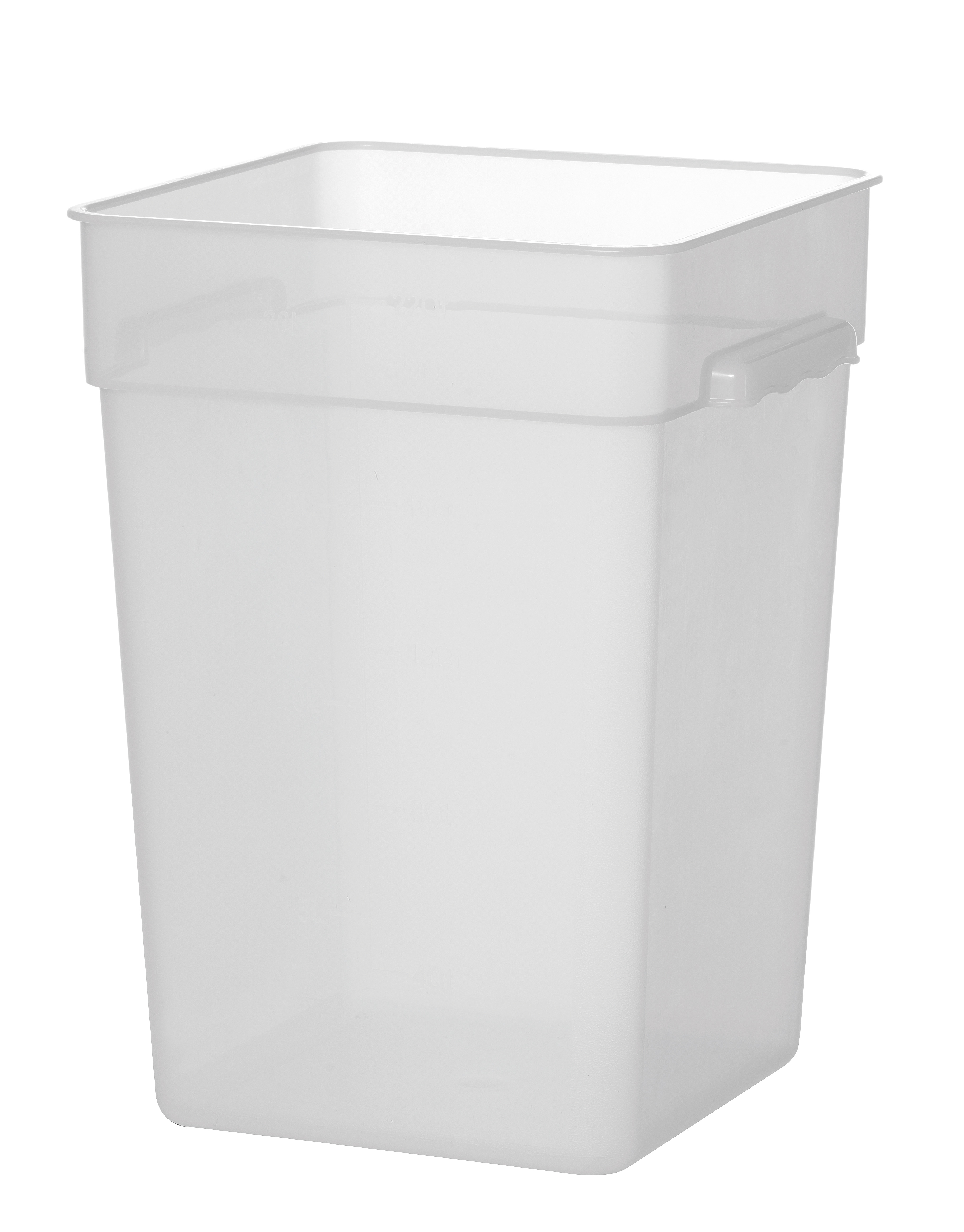 Харчовий контейнер з роздільником, HENDI, 20,8L, 290x290x(H)400mm 870969 Hendi