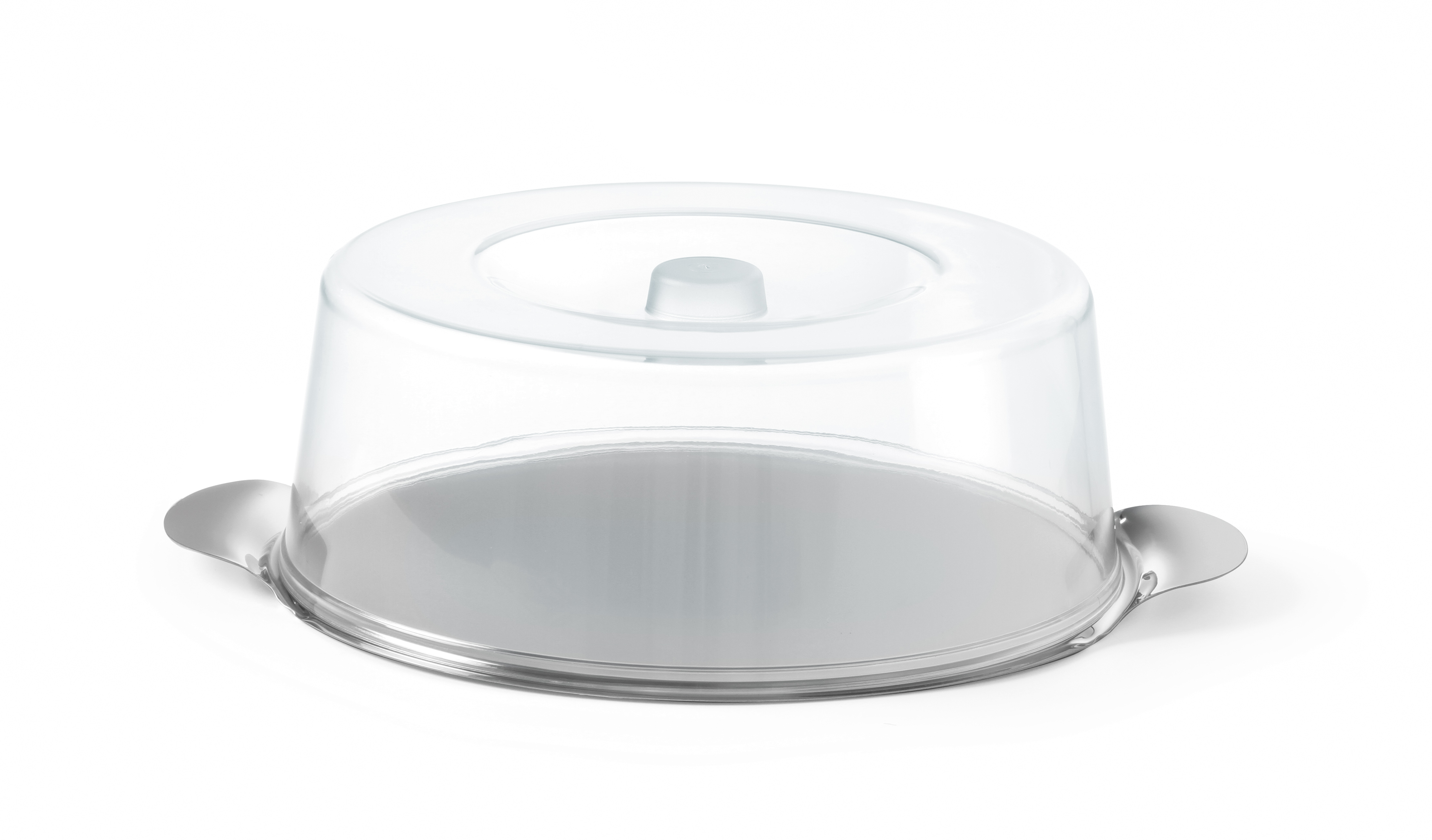 Піднос із кришкою, Ø300x(H)110 мм 980101 Hendi PS (Polystyrene);Stainless steel